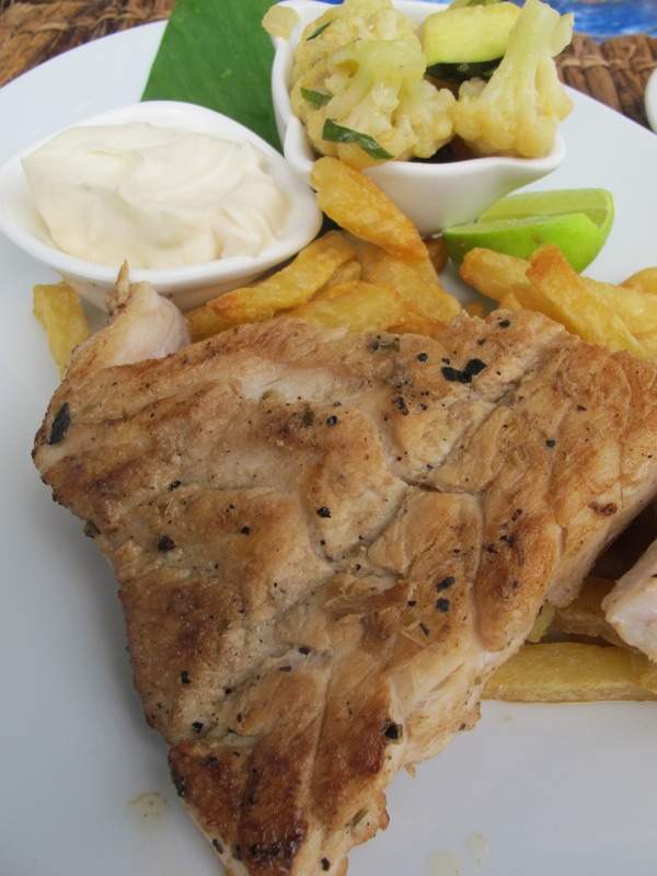 Grillet white snapper.