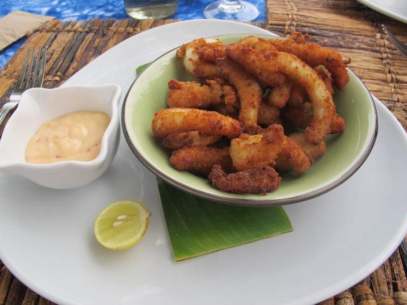 Calamares med chilimajones.