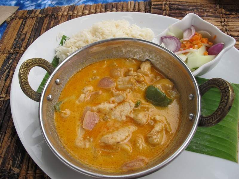 Kyllingcurry.
