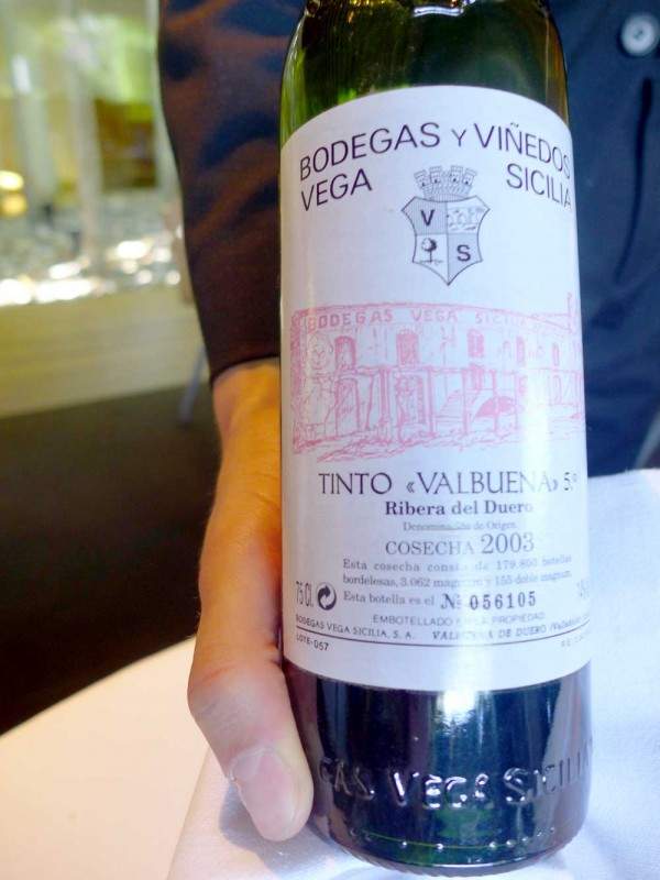 Vega Sicilia Valbuena 03 D.O. Ribera de Duero