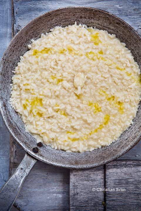 Vegetarrisotto. Foto: Christian Brun. Oppskrift fra Dag Tjersland nye bok Pasta og Pizza.