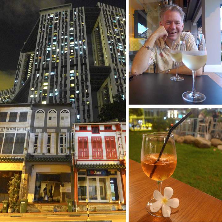 Området rundt Duxton er en kombinasjon av høyhus og små, tradisjonelle «shophouses». Både Duxton Hill og Duxton Street er bra utested/spisested-gater. Mars bar i Duxton Street har deilig vin på glass og en killer cocktailmeny. Spritz kan du nyte i Duxton Hill på uterestauranten Mozarella Bar