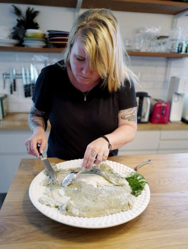 Foto: Helleskitchen.org. Saltbaking av fisk